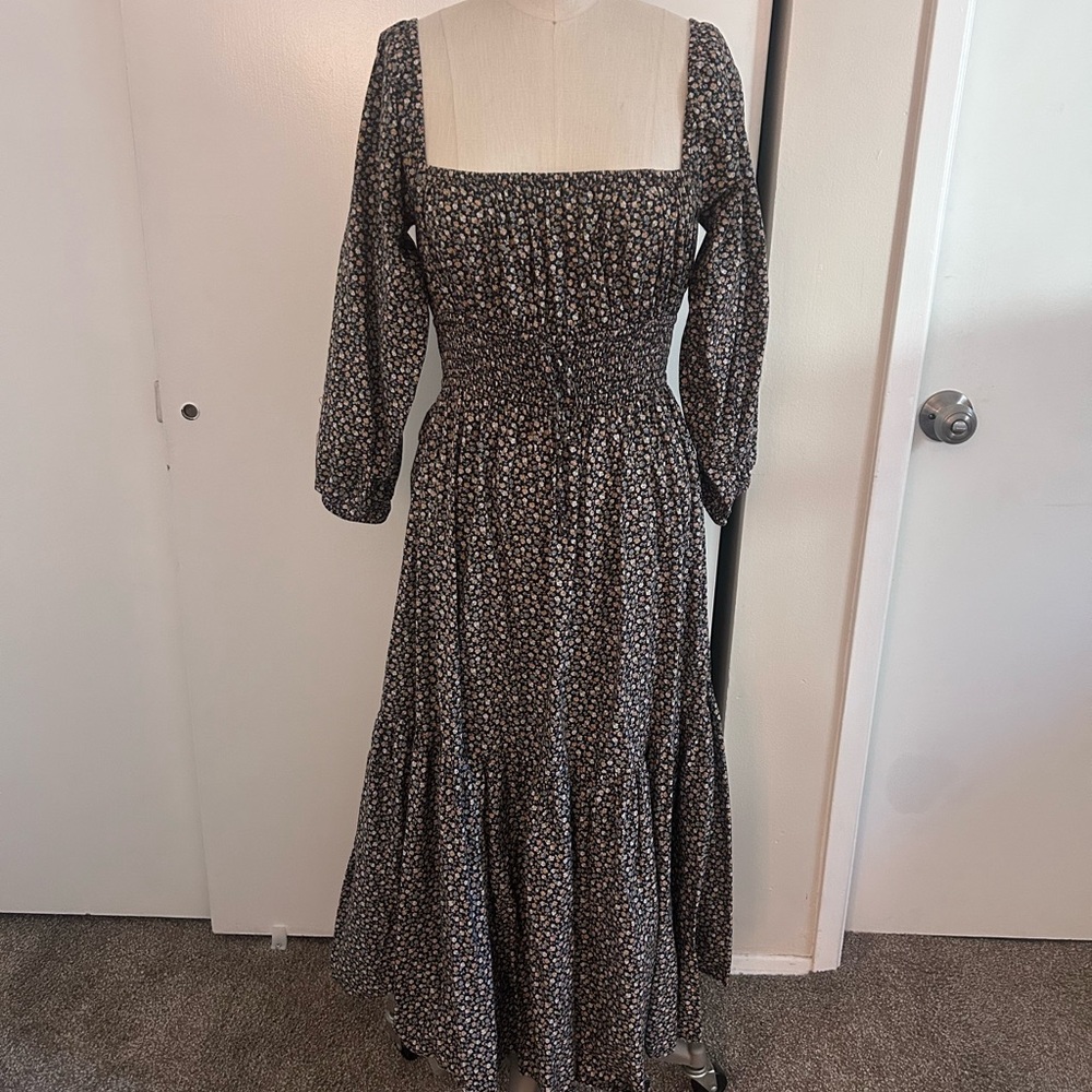 Christy Dawn Black Floral Maxi Dress